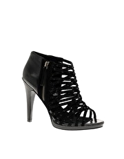 Nine West Envious Tone On Tone Crystal Zip Side Heeled Sandal