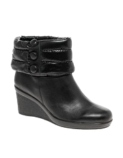 Nine West Nanos 2 Nylon Wedge Ankle Boot