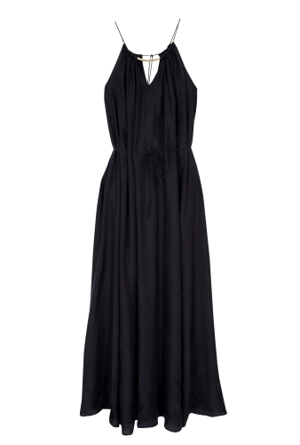 Noir Gold Tube Maxi Dress by Zimmerman