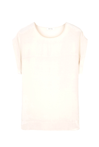 Nude Pierre Silk Sleeveless Top by American Vintage