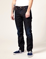 Nudie Big Bengt Dark Crinkle Loose Tapered Jeans