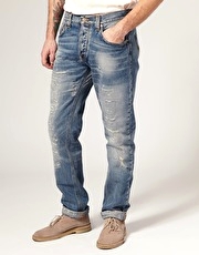 Nudie Big Bengt Light Worn In Loose Tappered Jeans