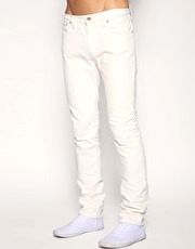 Nudie Extreme Bleach Thin Finn Slim Jeans
