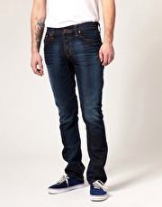 Nudie Grim Tim Organic Deep Shades Skinny Jeans