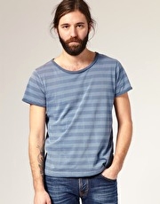 Nudie Jesper Laser Stripes T-Shirt