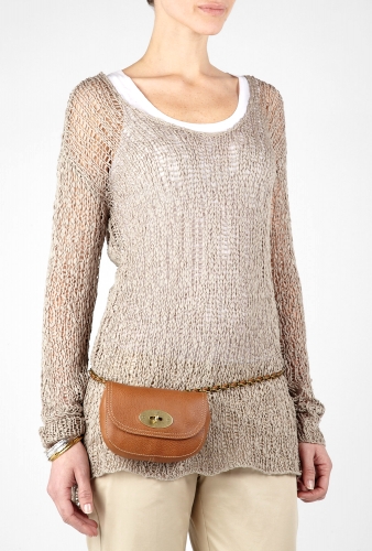Oak Bayswater Belt Bag by Mulberry