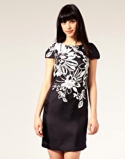 Oasis Floral Placement Shift Dress