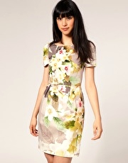 Oasis Floral Shift Dress