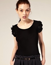 Oasis Flower Lazer Cut Tee