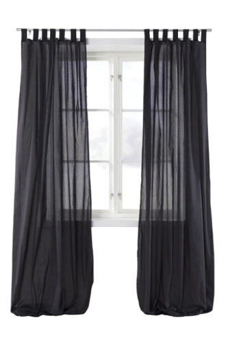 Öglelängd bomullsvoile, 2-pack