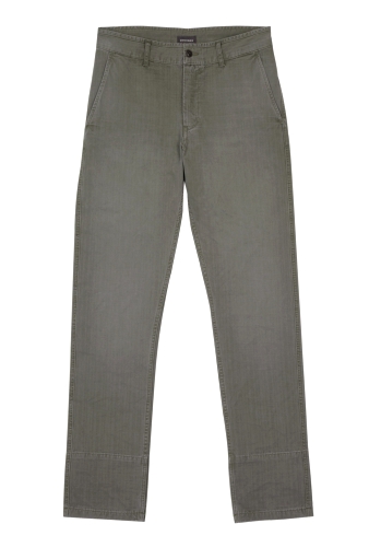 Olive Herringbone Twill Tapered Chinos by Dockers