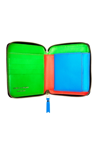 Orange Fluro Large Coin Cash Wallet by Comme des Garcons Acc