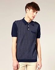 Original Penguin Jaquard Knitted Polo