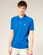 Original Penguin Short Sleeve Knitted Polo Shirt