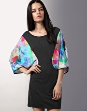 Ostwald Helgason at ASOS Blouson Sleeve Dress