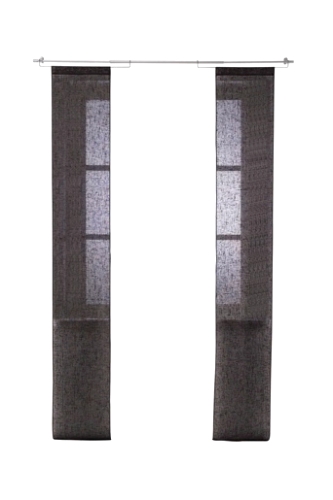 Panellängder i linvoile, bredd 33 cm, 2-pack
