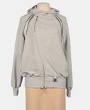 PAOLA FRANI J - Sweatshirt med huva