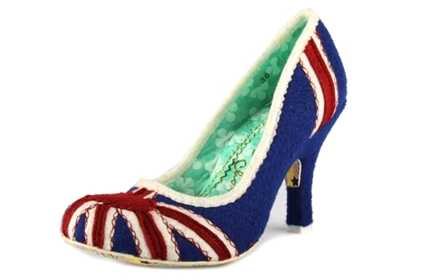 Patty, Navy/Red