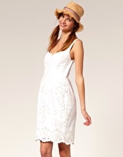 Paul By Paul Smith Broderie Anglaise Fit Flare Summer Dress
