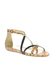 Paul by Paul Smith Dingani Swirl Flat Sandals
