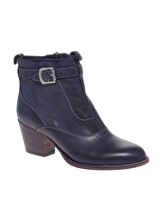 Paul by Paul Smith Nadine Mid Heel Buckle Ankle Boot