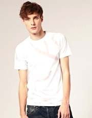 Paul Smith Jeans Giant Logo Print Neck T-shirt