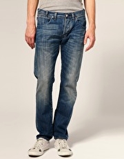 Paul Smith Jeans Pima Washed Tapered Leg Jean