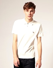 Paul Smith Jeans Zebra Pique Regular Fit Polo