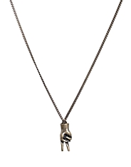 Peace Hand Necklace