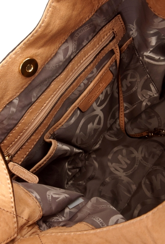 Peanut Uptown Astor Large Shoulder Tote by Michael by Michae