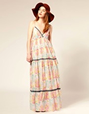 People Tree Iris Print Maxi Dress