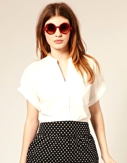 People Tree School Of Fair Trade By Emma Watson Jersey Kimono Shirt