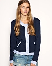 People Tree School Of Fair Trade By Emma Watson Organic Cotton Fleece Cardigan