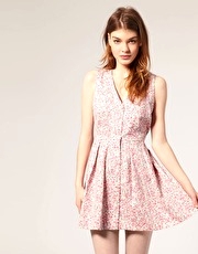 People Tree School Of Fair Trade By Emma Watson Vintage Floral Print Dress