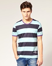 Peter Werth Bold Stripe Crew Neck T-Shirt