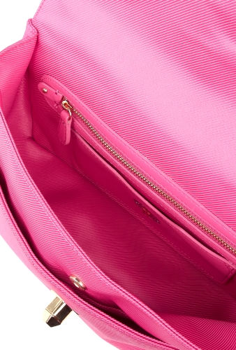 Pink Baroque Clasp Chain Handle Bag by Love Moschino