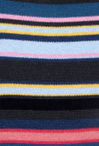 Pink Multi Stripe Socks by Paul Smith Accessories