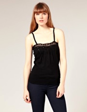 Pink Soda Embellished Knit Camisole