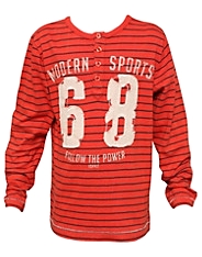 Placket L/S T-shirt