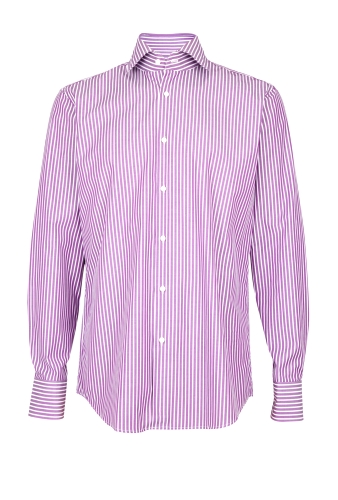 Plum Bold Stripe Classic Fit Shirt by Hugo Boss Black