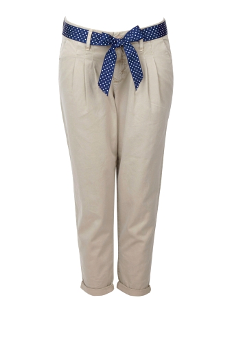 Polka Dot Bow Belted Chino by Paul & Joe Sister
