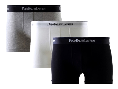 Polo Ralph Lauren - 3-pack Stretch Cotton Boxer Bl/Wh/Gr
