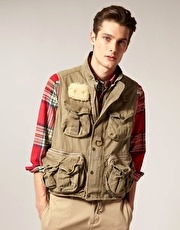 Polo Ralph Lauren Cotton Canvas Waistcoat