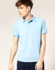 Polo Ralph Lauren Plain Logo Slim Fit Polo - 4
