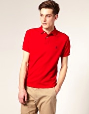 Polo Ralph Lauren Plain Logo Slim Fit Polo - 8