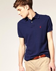 Polo Ralph Lauren Plain Logo Slim Fit Polo