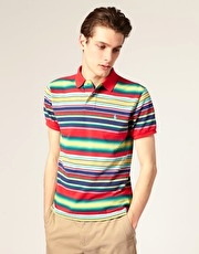 Polo Ralph Lauren Stripe Slim Fit Polo Shirt