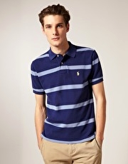 Polo Ralph Lauren Striped Slim Fit Polo Shirt