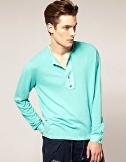 Polo Ralph Lauren Waffle Knit Henley T-Shirt