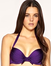 Pour Moi Azure Padded Underwired Top